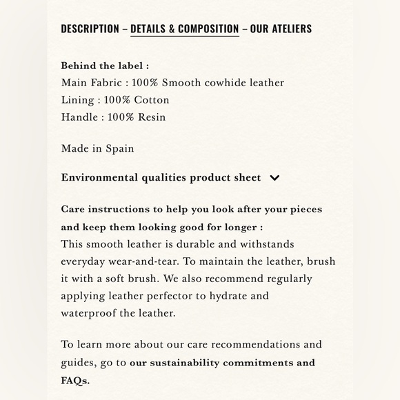 *SOLD UNICORN* Tina Bag Sézane olive - Picture 4 of 7